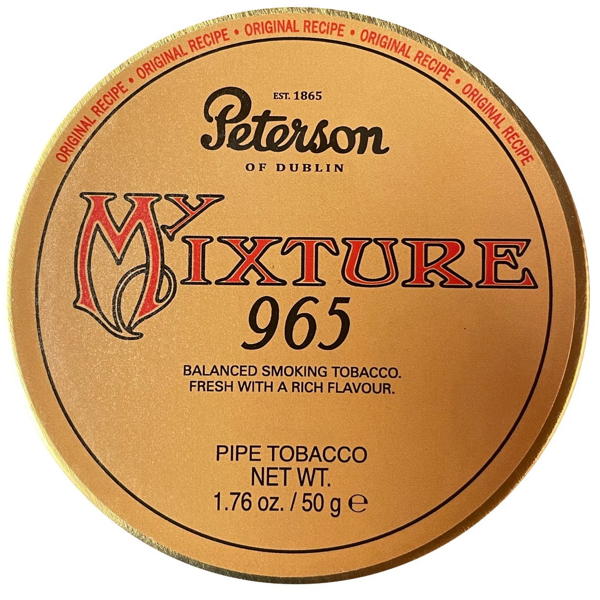 Peterson 彼得森 我的混合 965 煙絲資料