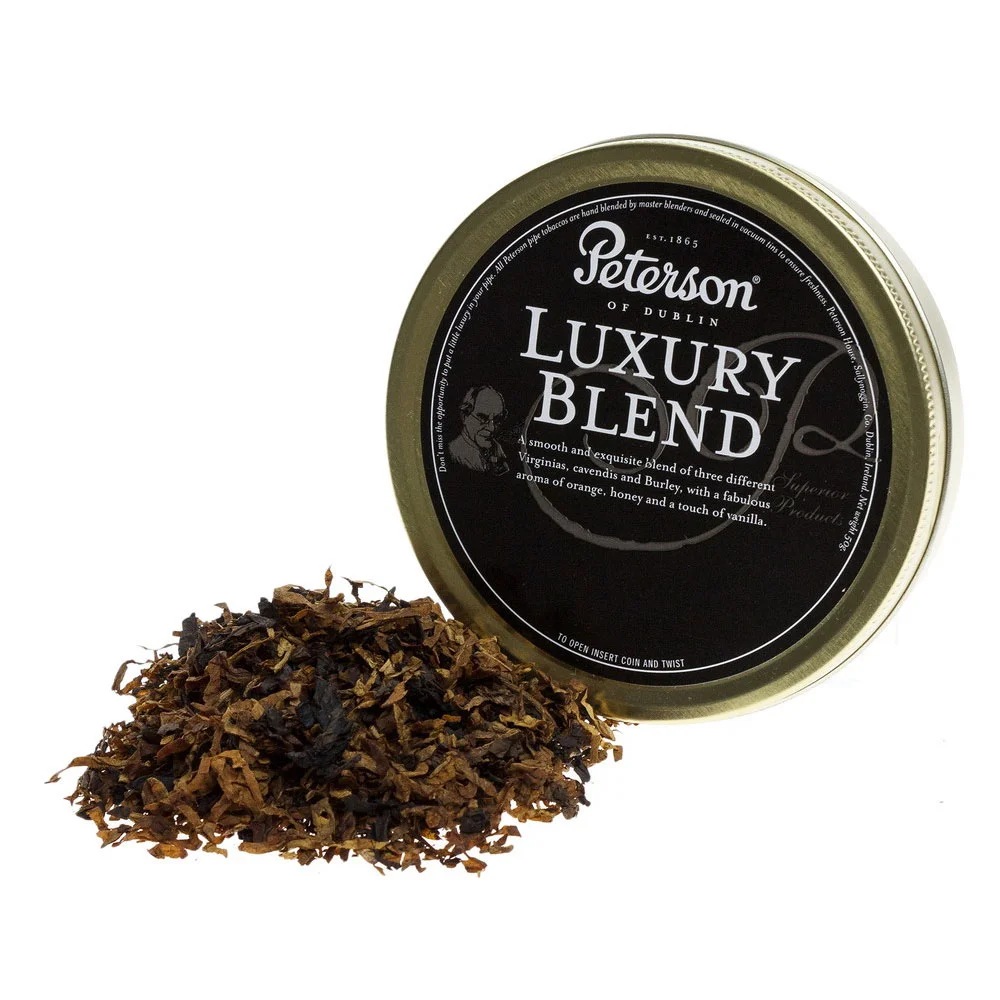 Peterson Luxury Blend Pipe Tobacco - 50g Tin | Smokers Paradise Brighton