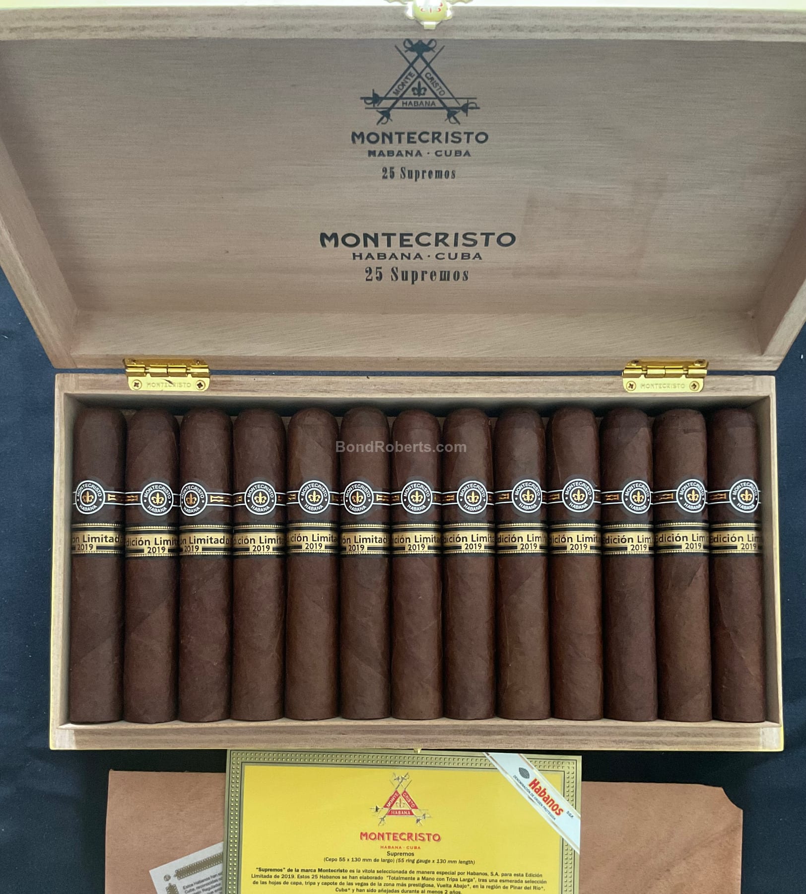 Montecristo Edición Limitada 2019 Supremos 蒙特克里斯托 2019 年度限量至尊