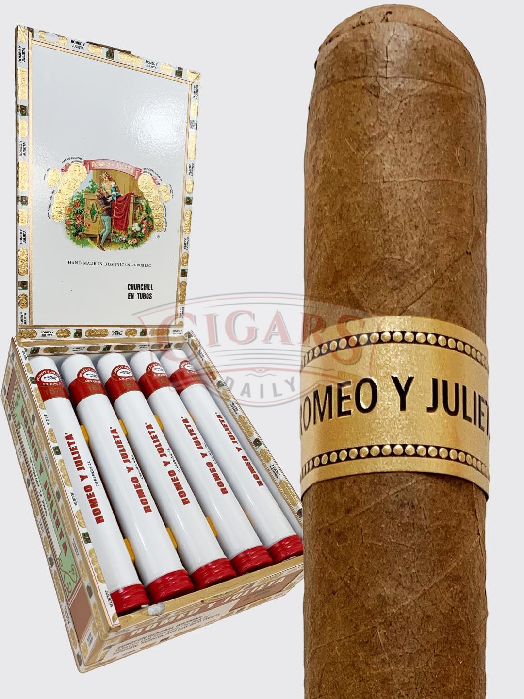 Romeo y Julieta Tubos 罗密欧与朱丽叶铝管装