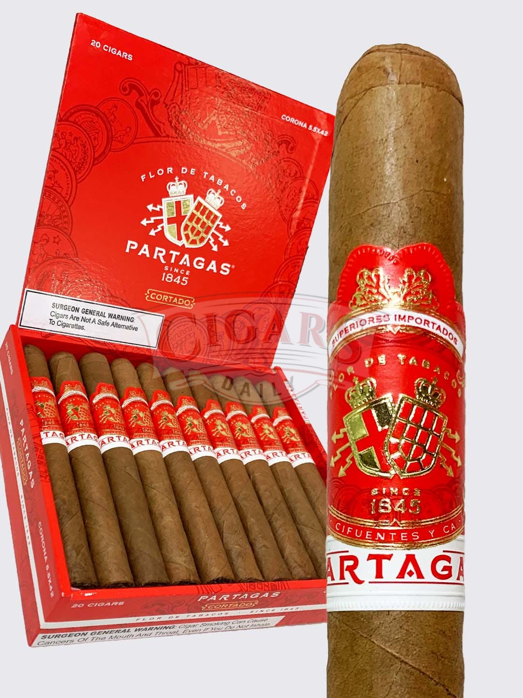 Partagas Cortado Robusto (5×50) - Cigars Daily