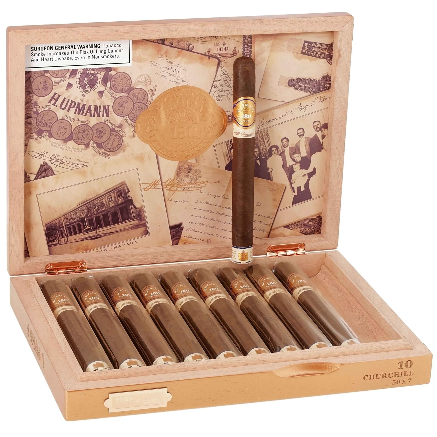 H. Upmann 180th Anniversary Churchill Cigars | Cigar Country