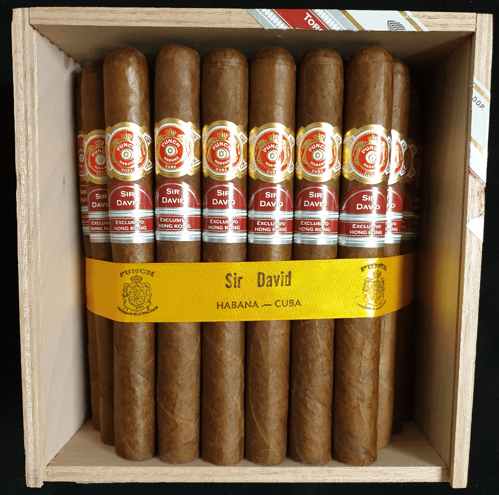 Punch Sir David Edición Regional Hong Kong Slide Lid Box of 50 cigars 2506