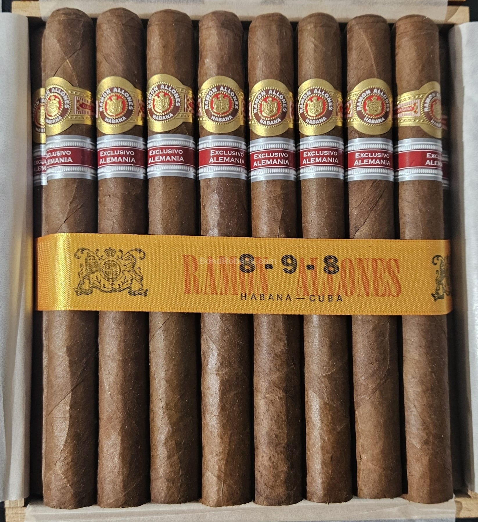 Ramón Allones 8-9-8 Edición Regional Alemania 2015 Numbered 8-9-8 Box ...