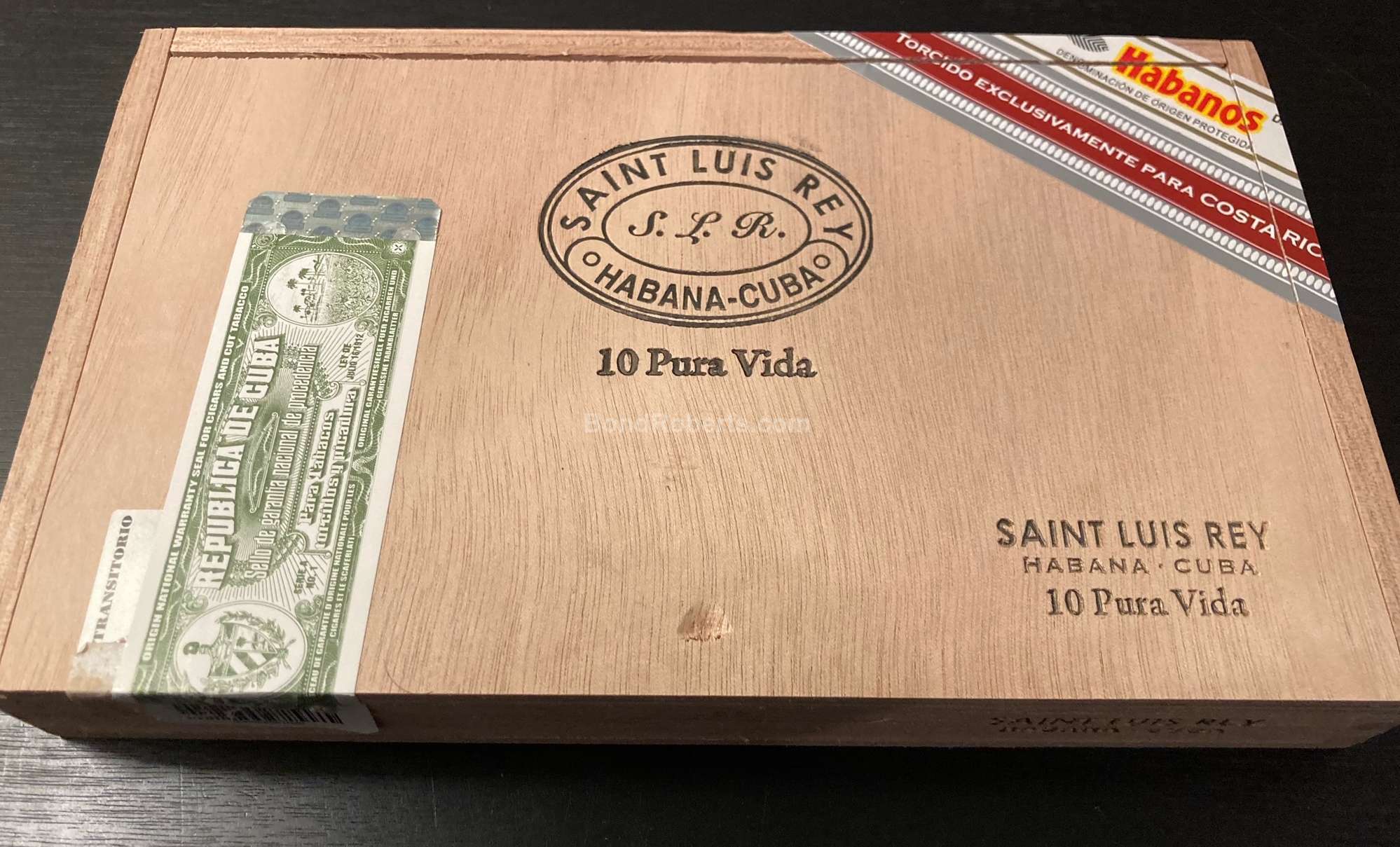 Saint Luis Rey Pura Vida Edición Regional Costa Rica 2021 Numbered ...