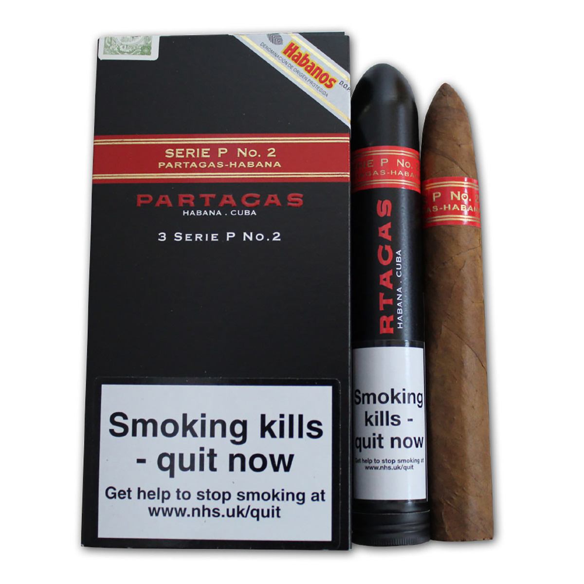 Partagas - Serie P No.2 Tubos (Pack of 3) - Sautter of Mount Street