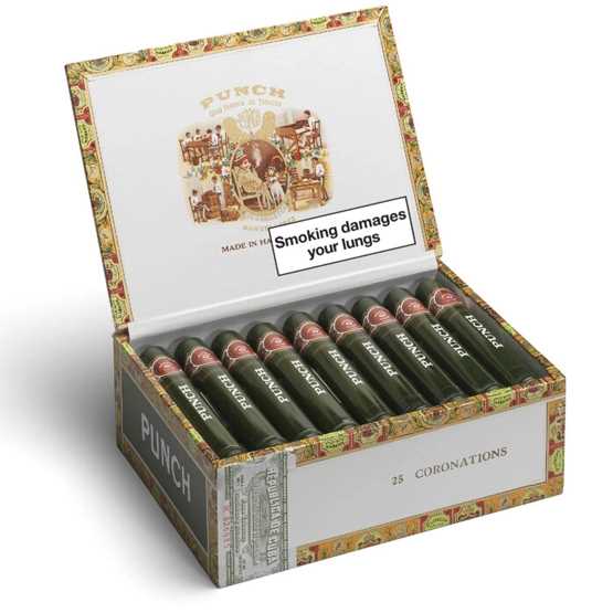 Punch Coronations Tubos Cigar - Box of 25 - Tobaccove