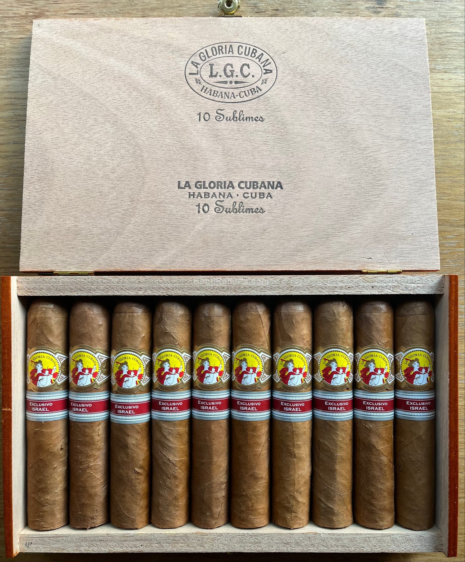 La Gloria Cubana Sublimes Edición Regional Israel 2021 Numbered ...