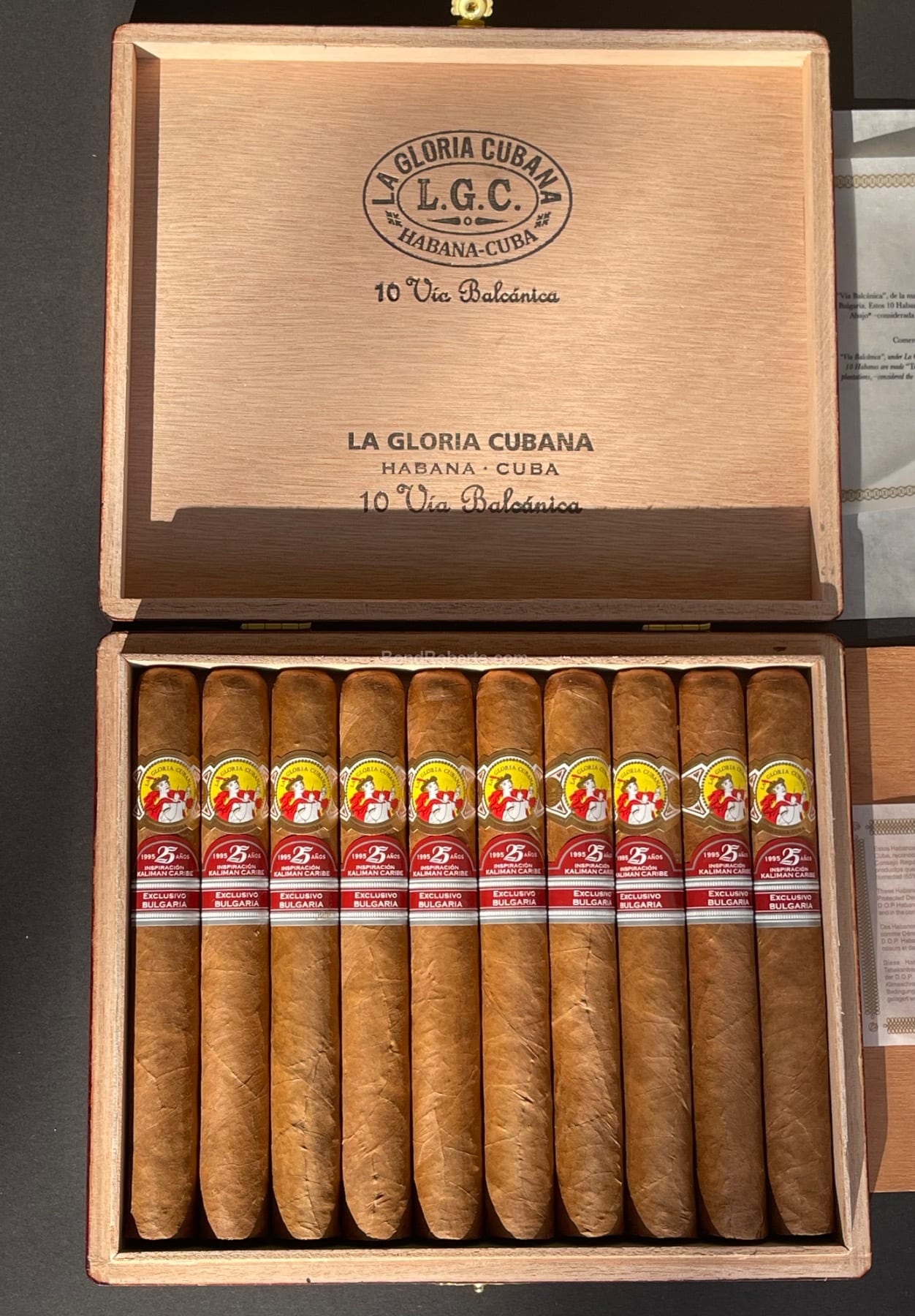 La Gloria Cubana Vía Balcánica 古巴荣耀 巴尔干之路（2022年保加利亚地区版）