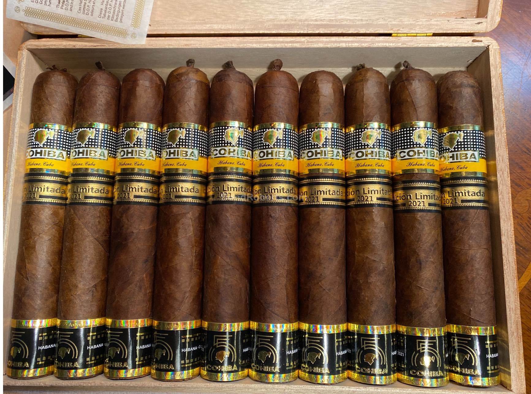 Cohiba 高希霸50周年纪念版2016 雪茄資料