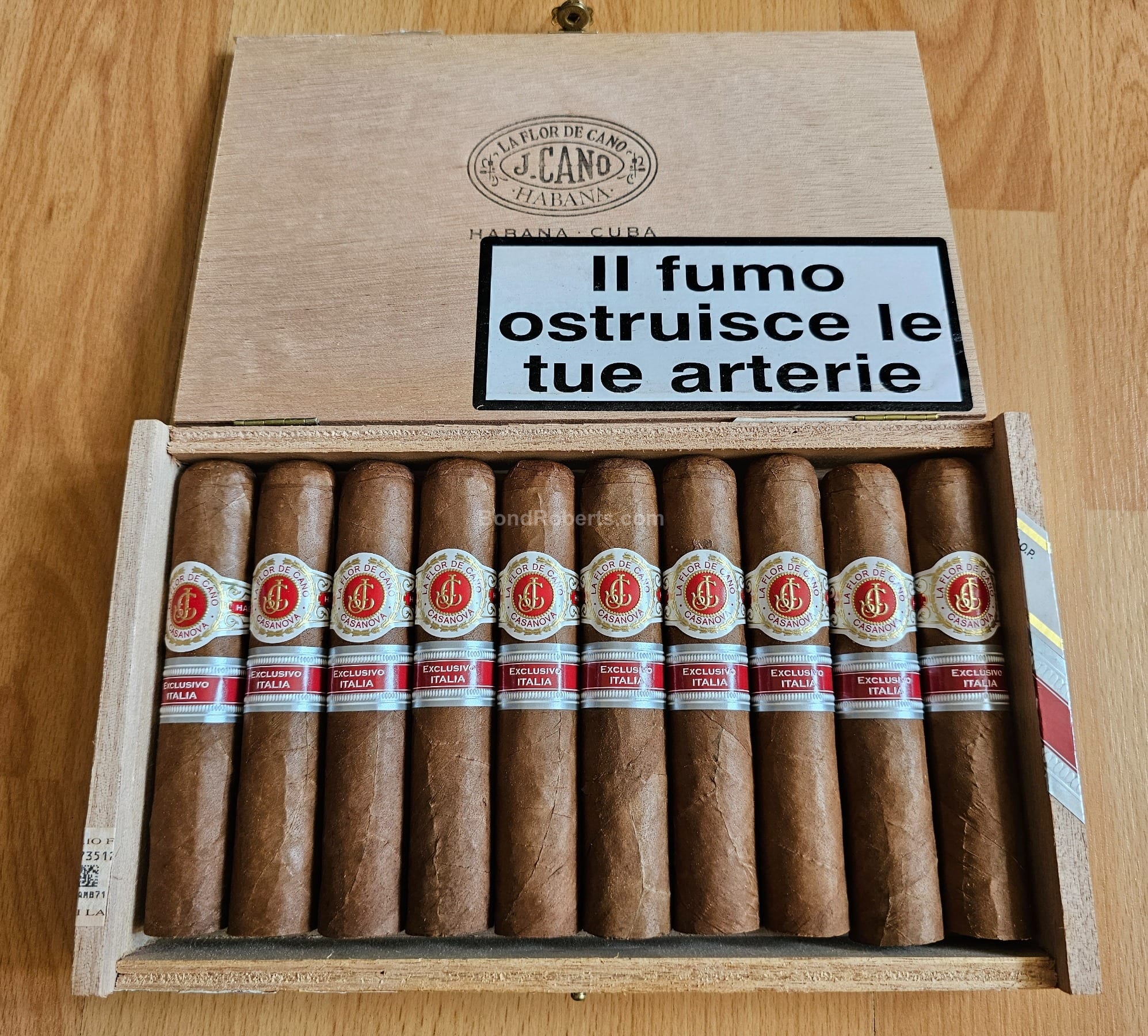 La Flor de Cano Casanova Edición Regional Italia 2016 Numbered Semi ...