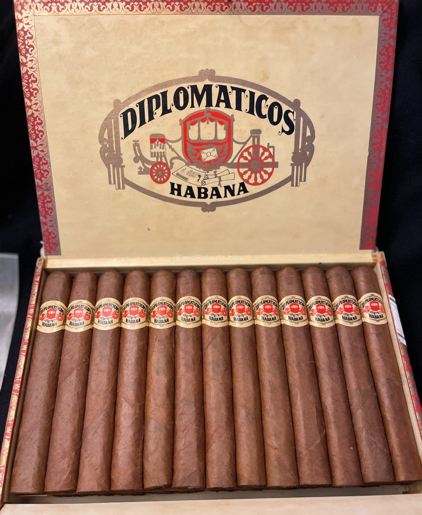 Diplomáticos Diplomáticos No.4 2002 Dress Box of 25 cigars 39477