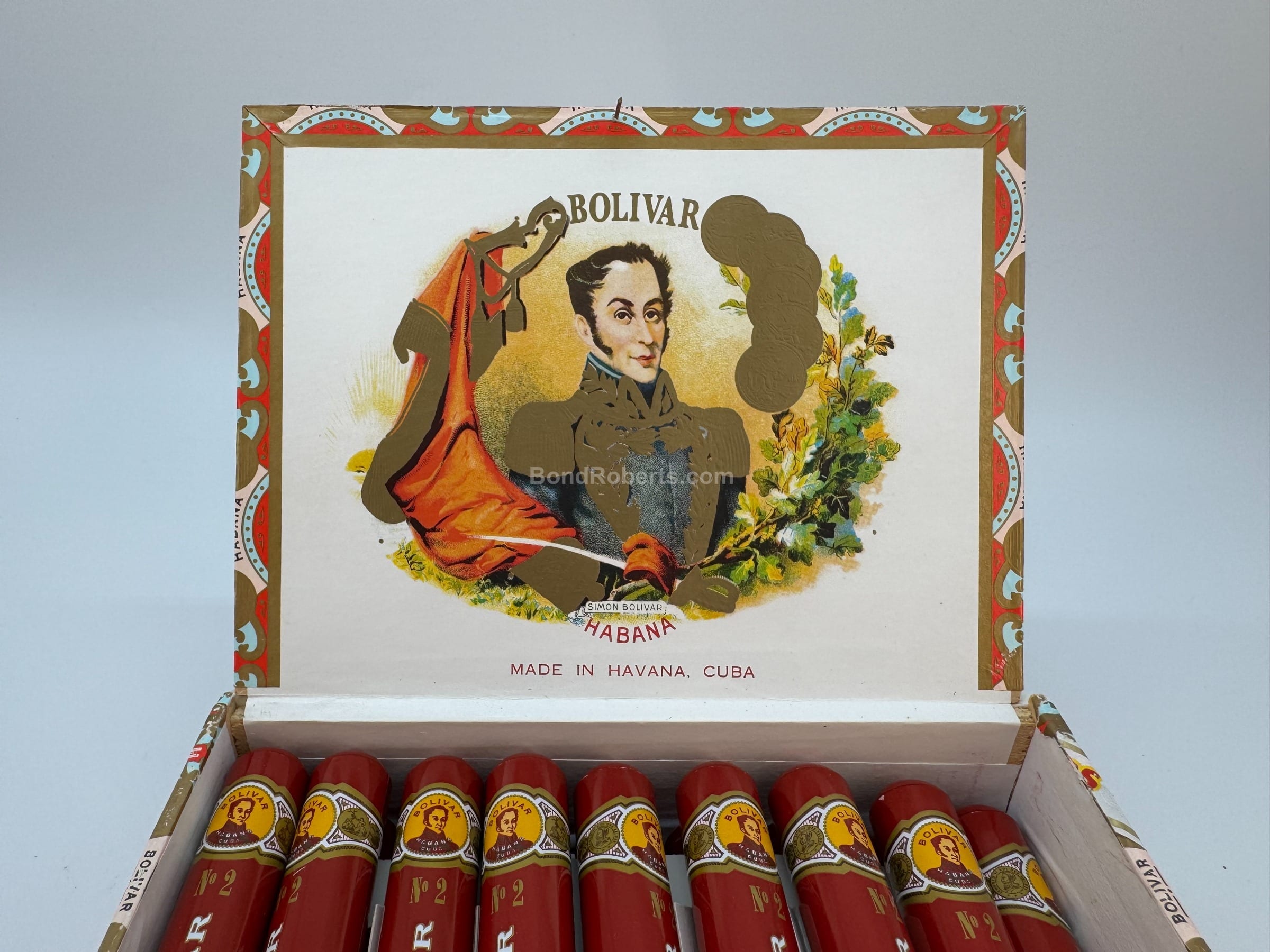 Bolívar Bolívar Tubos No.2 2016 Dress Box of 25 cigars in aluminium ...