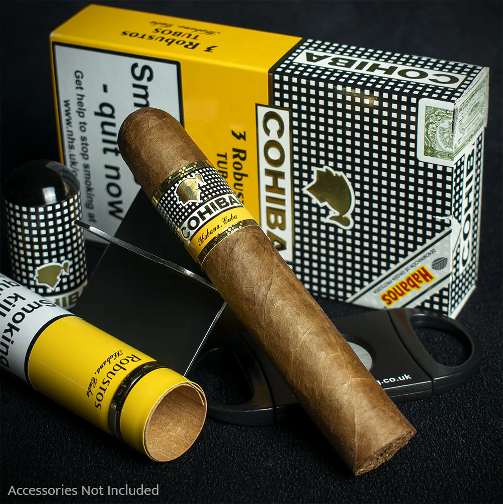 Cohiba Robustos (Tubos) Cuban Cigar - Single | Smoke-King