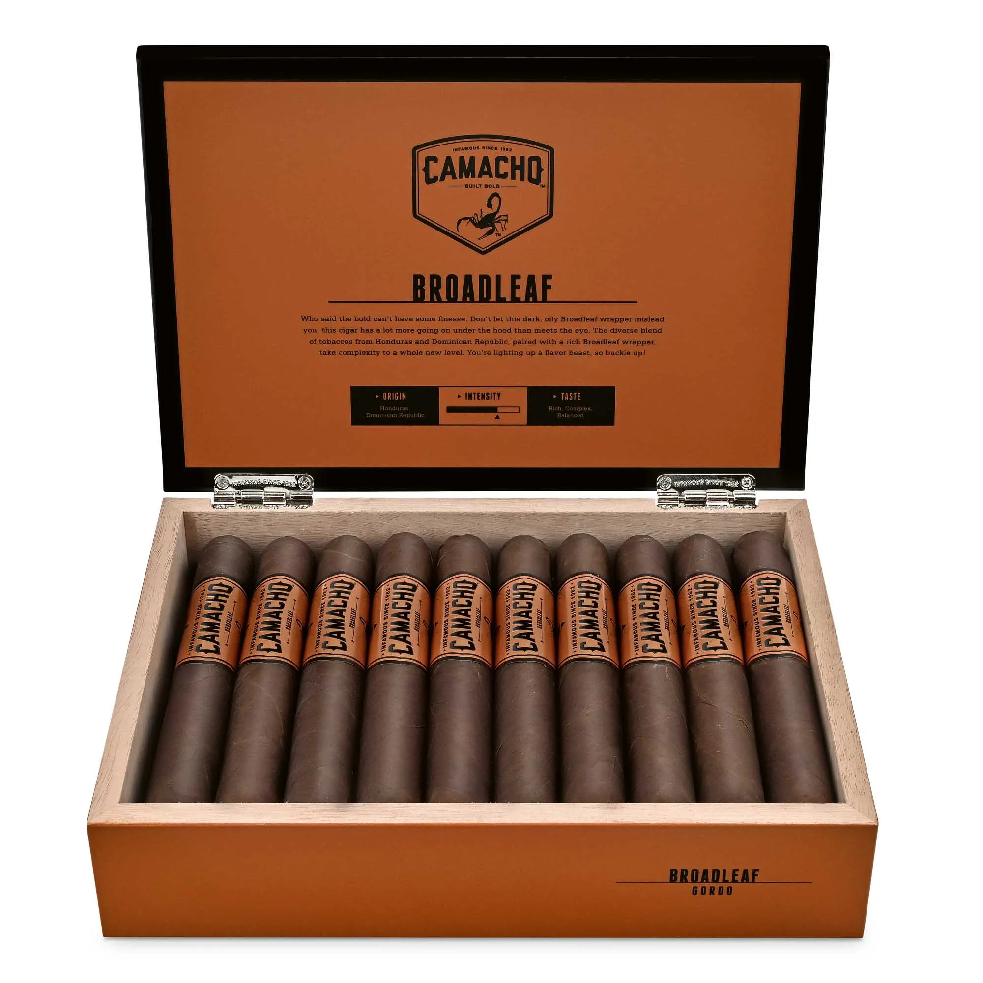 Camacho 卡马乔 阔叶 戈多 雪茄資料