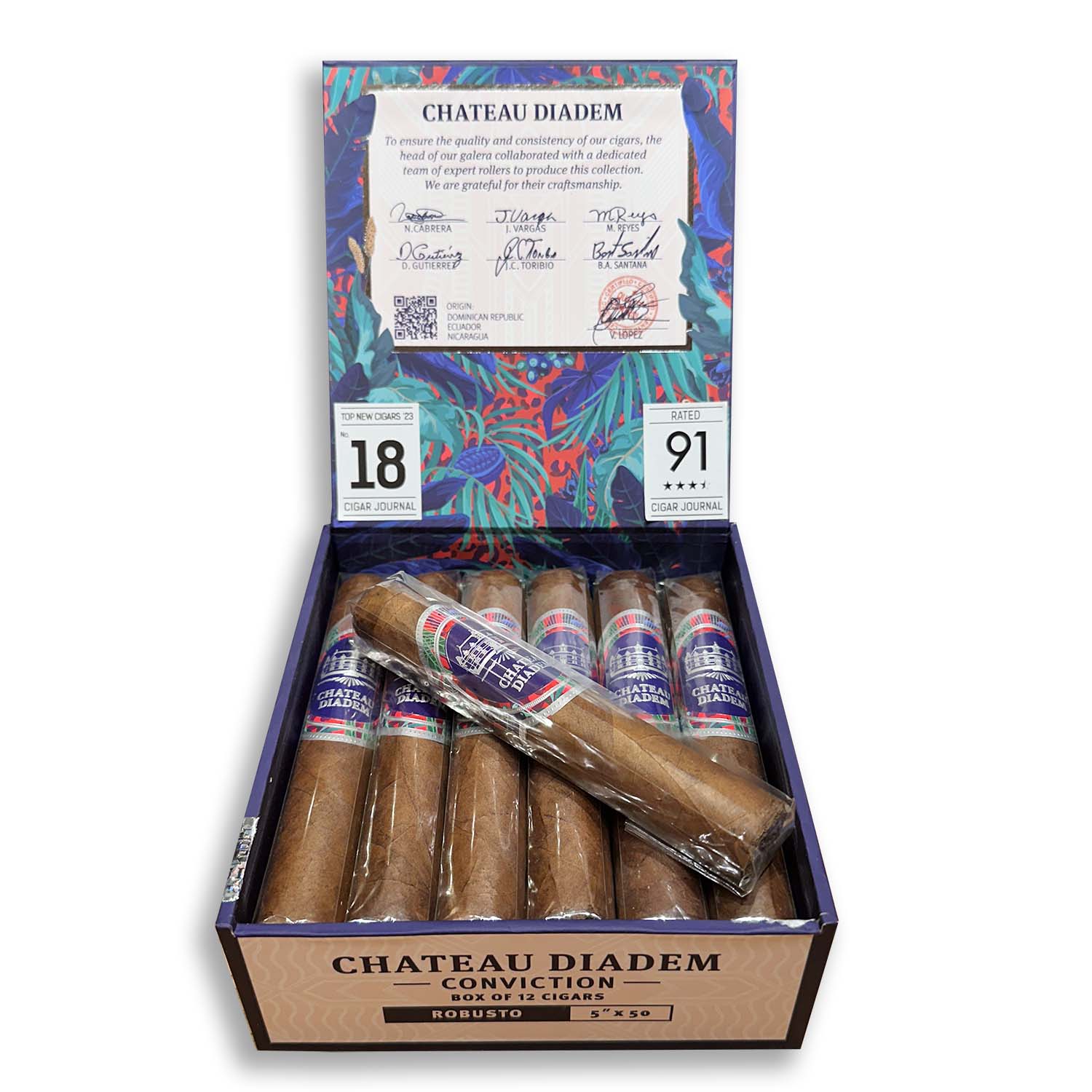 Chateau Diadem Conviction Robusto / Box of 12 - Cigars Unlimited