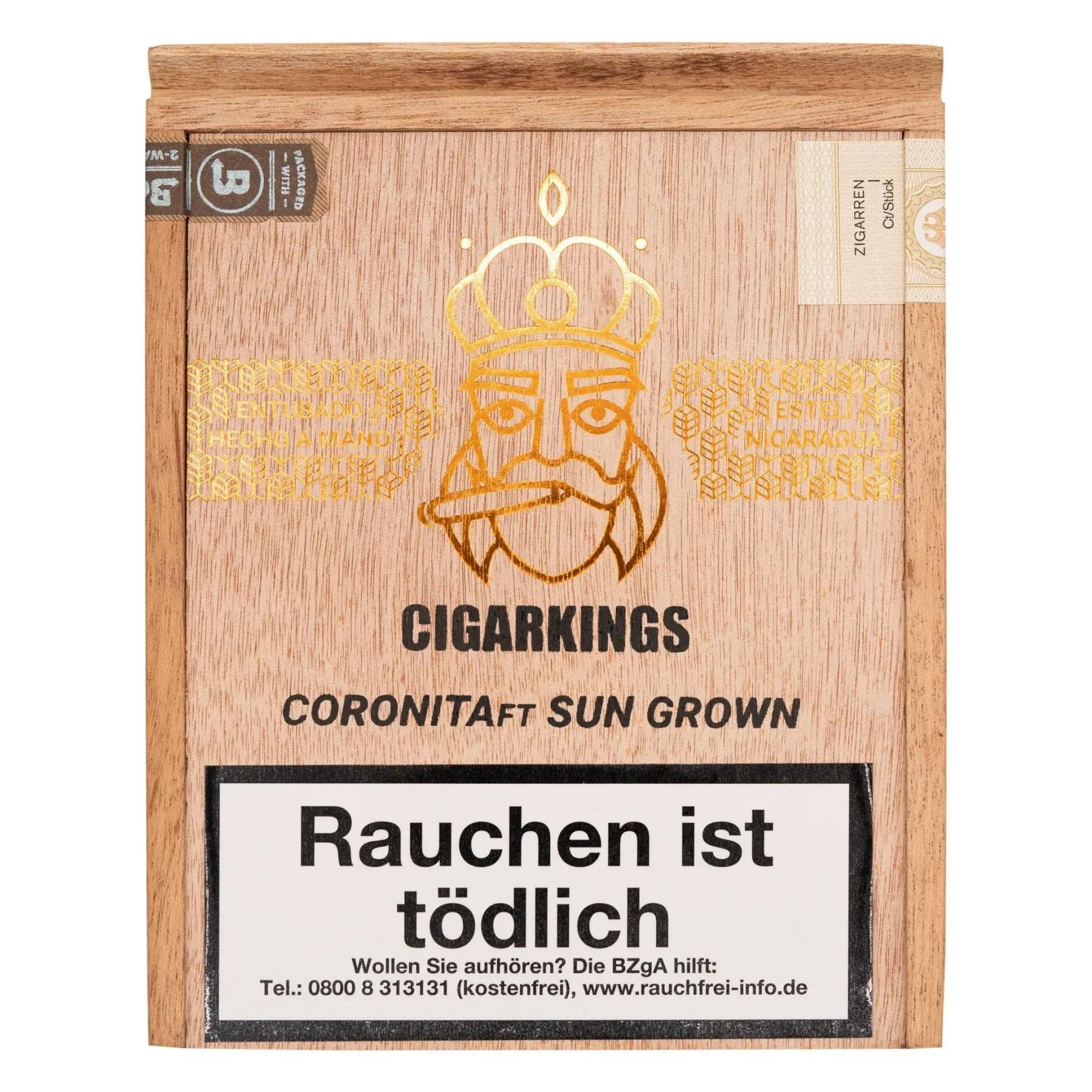 雪茄王 小皇冠长尾 日晒 CigarKings Coronita FT Sun Grown