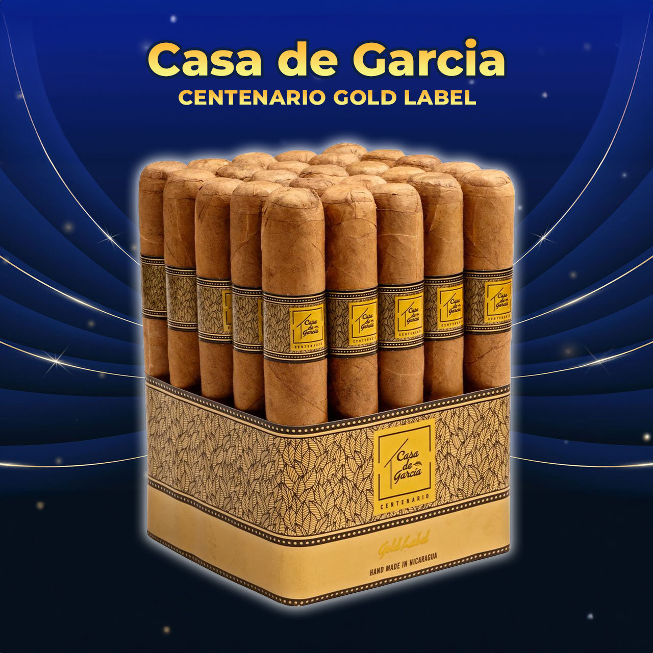 Casa de Garcia Centenario Gold Label: Mild Cigar Experience - Gotham Cigars