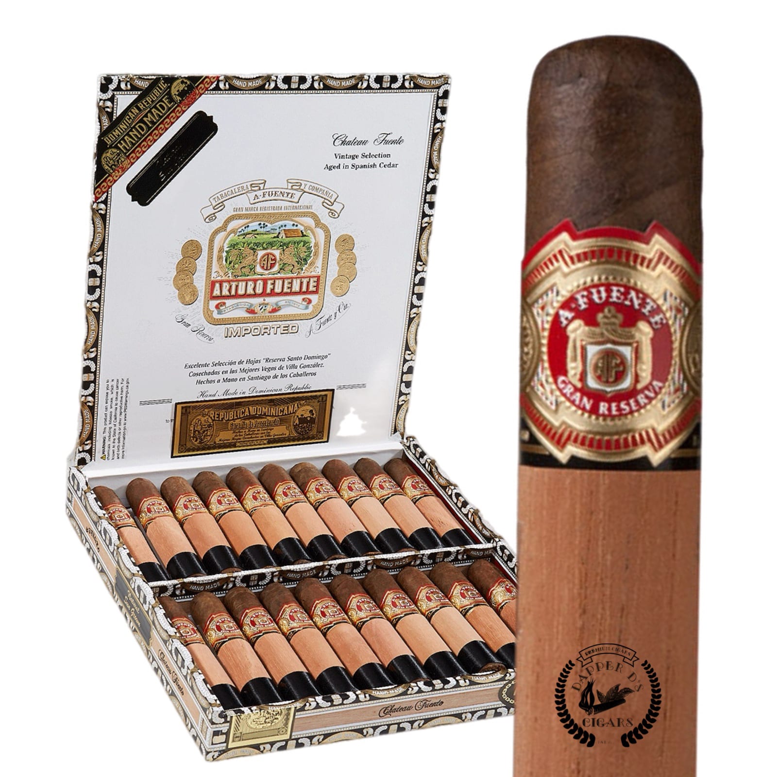 Arturo Fuente Chateau Fuente Sun Grown 4.5×50 - Dapper D's Cigars