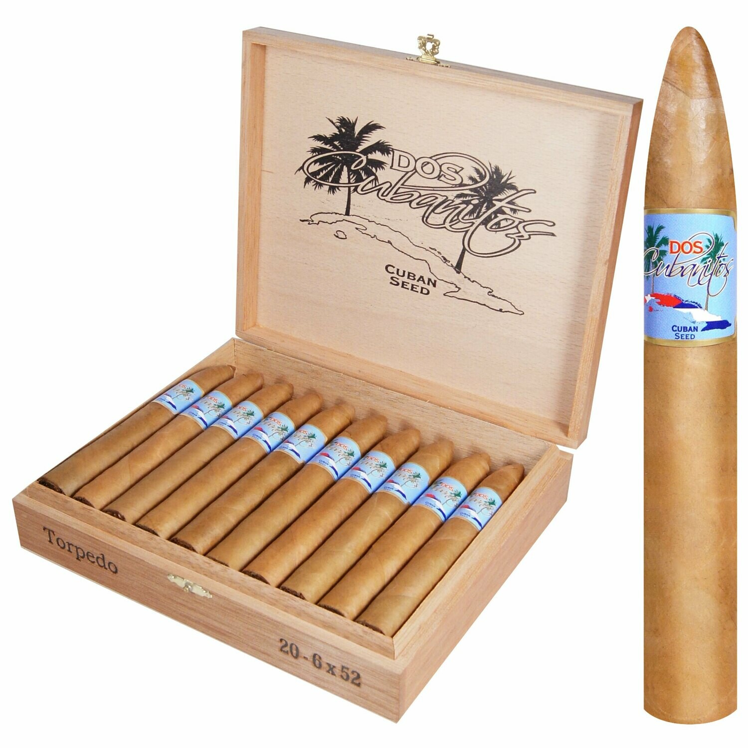 DC Torpedo Connecticut 6 X 52 Box of 20 Cigars.