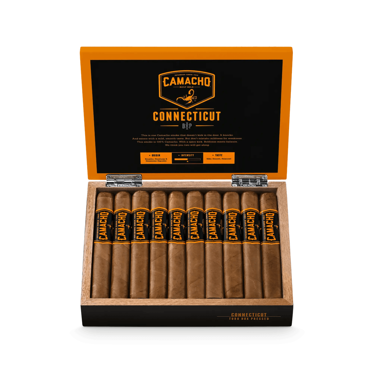 Camacho Connecticut Box-Pressed Toro Cigars