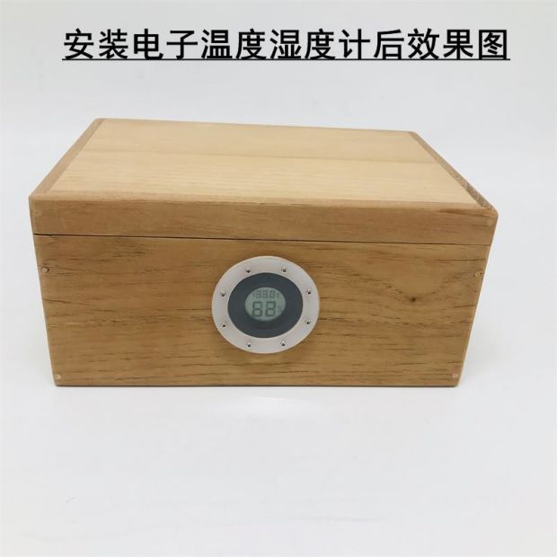 新款70只装抽拉盒款进口西班牙雪松木雪茄保湿盒非密封_虎窝淘