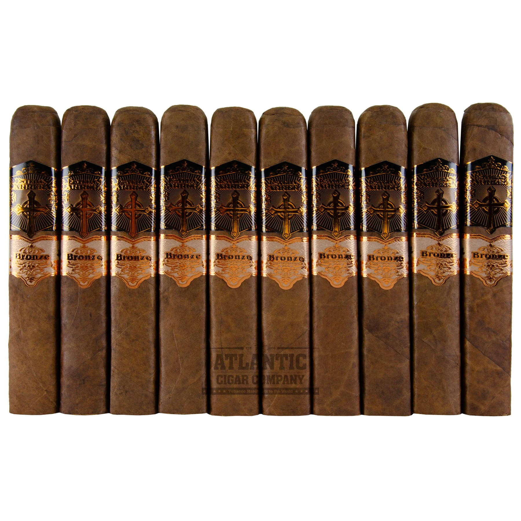 Esteban Carreras Bronze Cross Cigars Gordo (6x60) 10-Pack | Atlantic ...