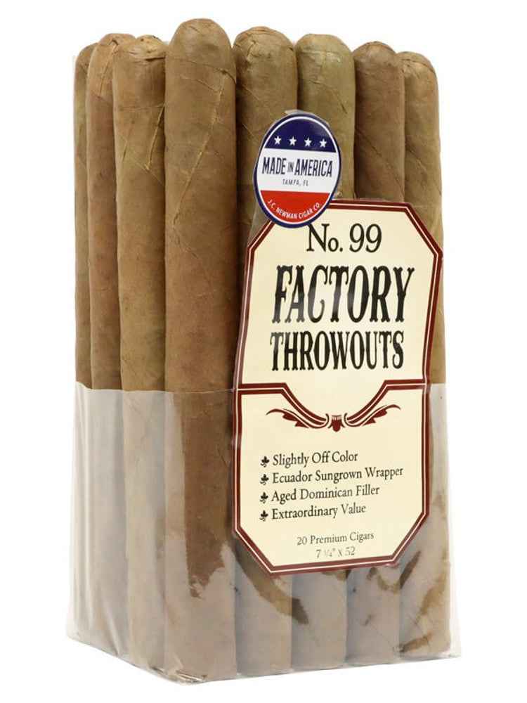 Factory Throwouts 工厂次品 99号 自然 雪茄資料