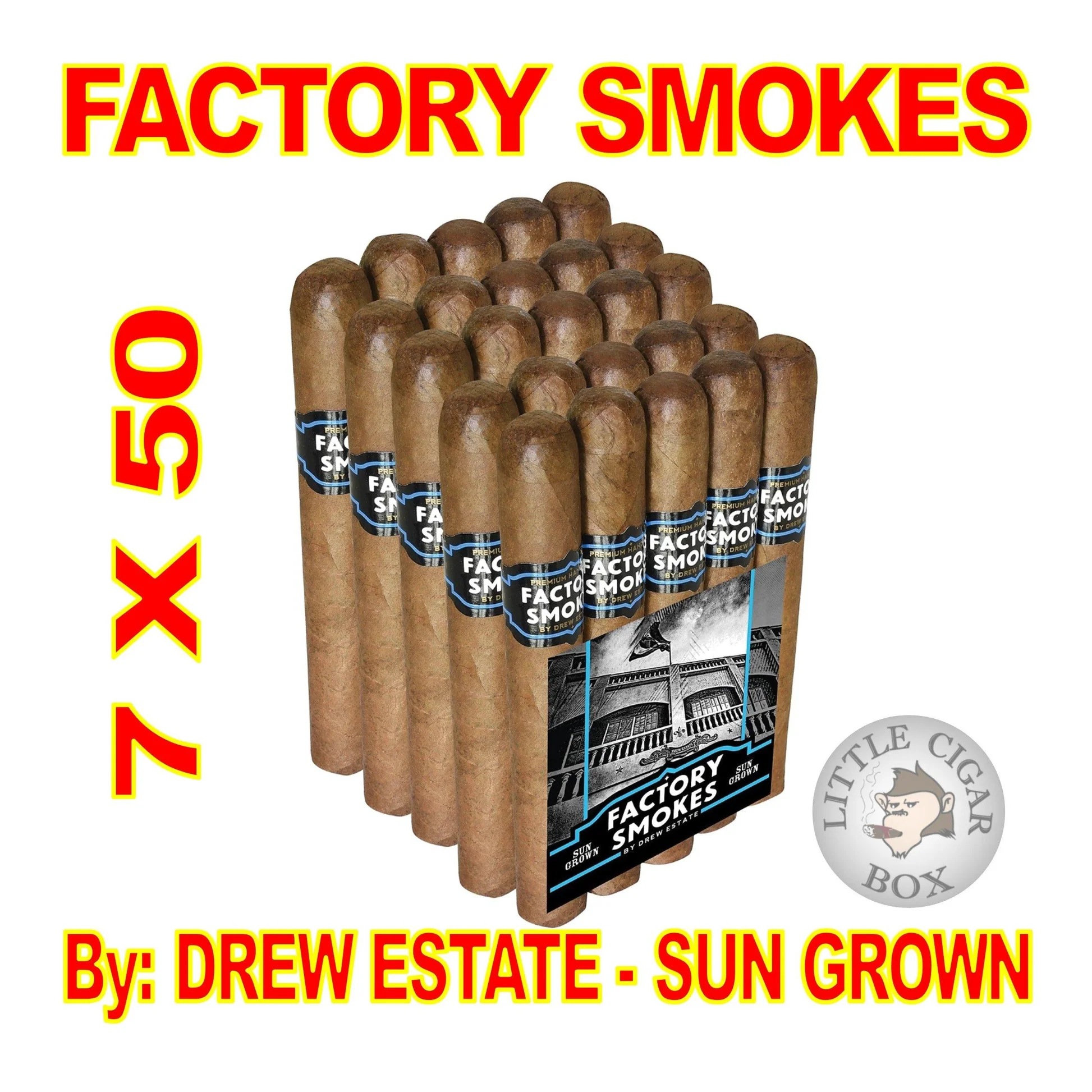 Factory Smokes Sun Grown Churchill 工厂烟 日晒 丘吉尔