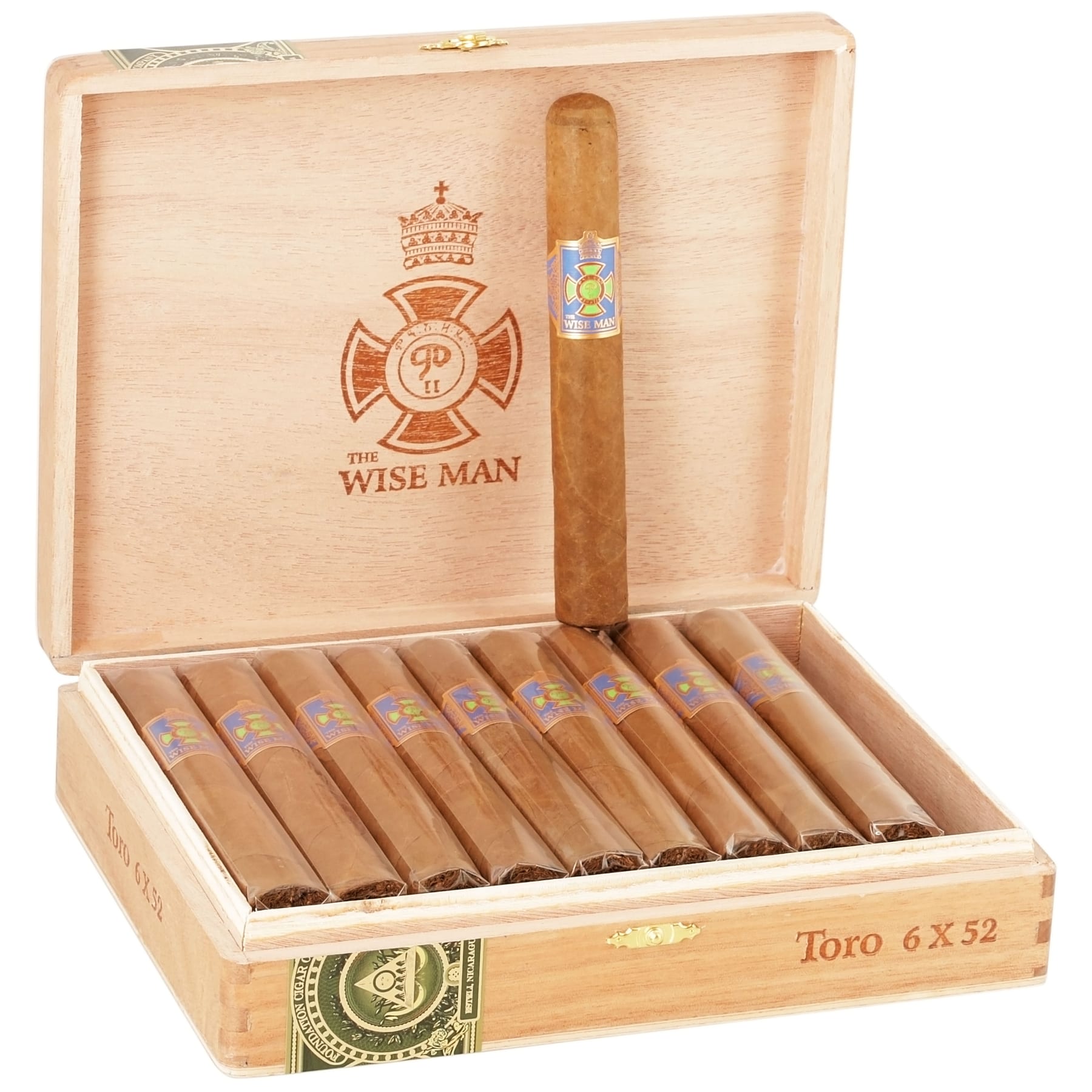 The Wise Man Corojo Toro Cigars - Premium Smoke