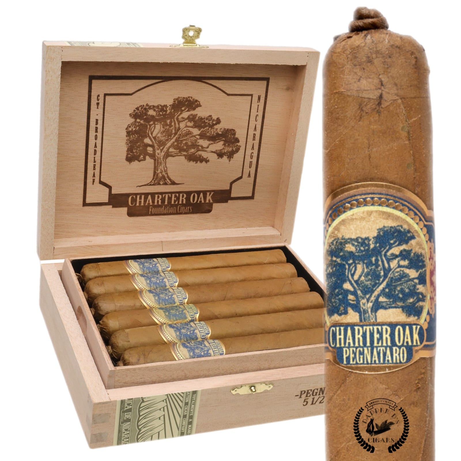 Foundation Charter Oak Especiales Natural Pegnataro 5.5×48 - Dapper D's ...