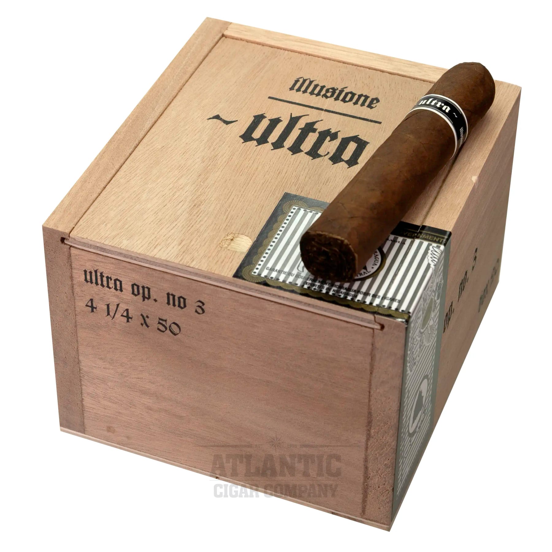 Illusione Artifacts Ultra OP No. 3 Short Robusto (4-1/4x50) | Atlantic ...