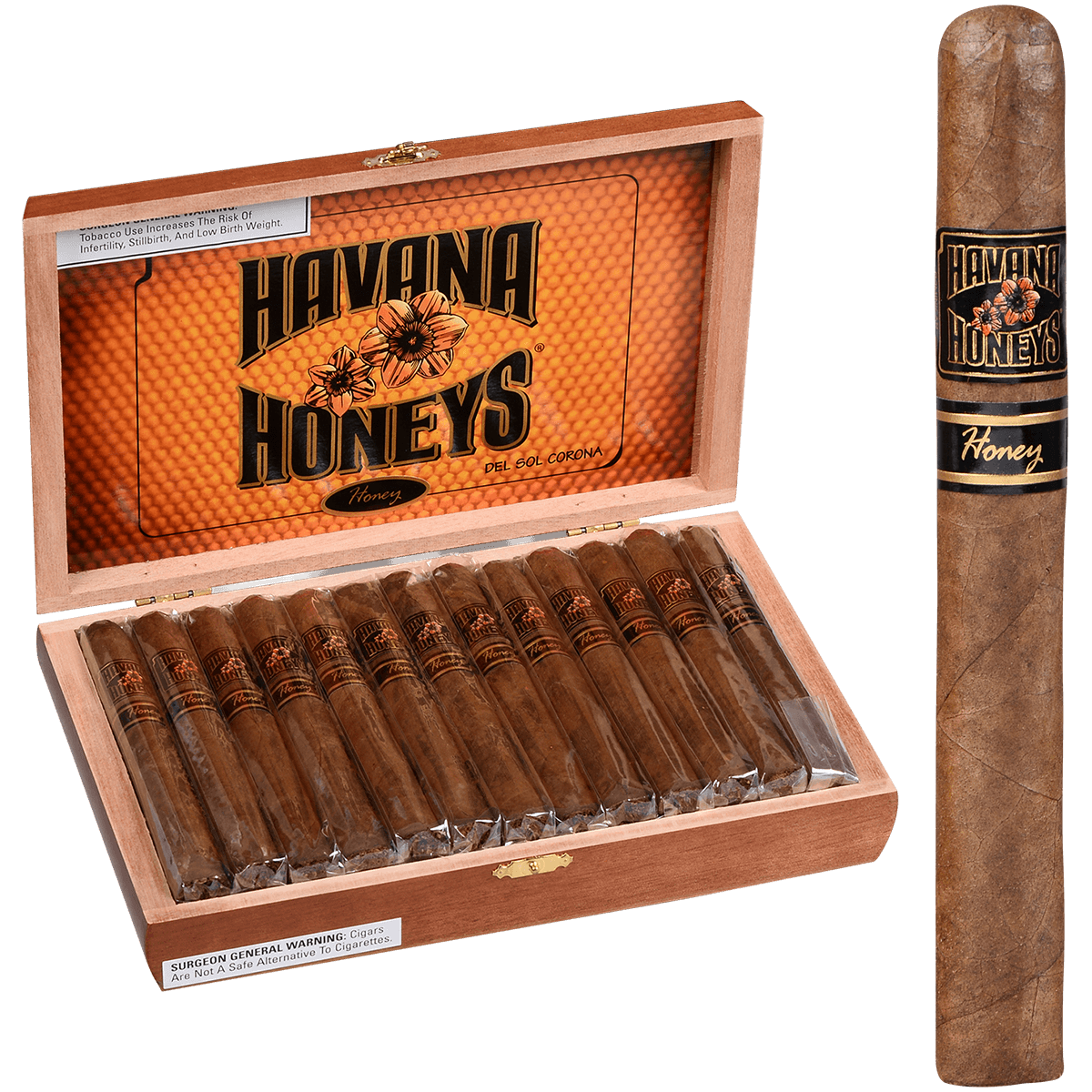 Havana Honeys 哈瓦那蜜糖 - 小科罗娜蜜味 雪茄資料