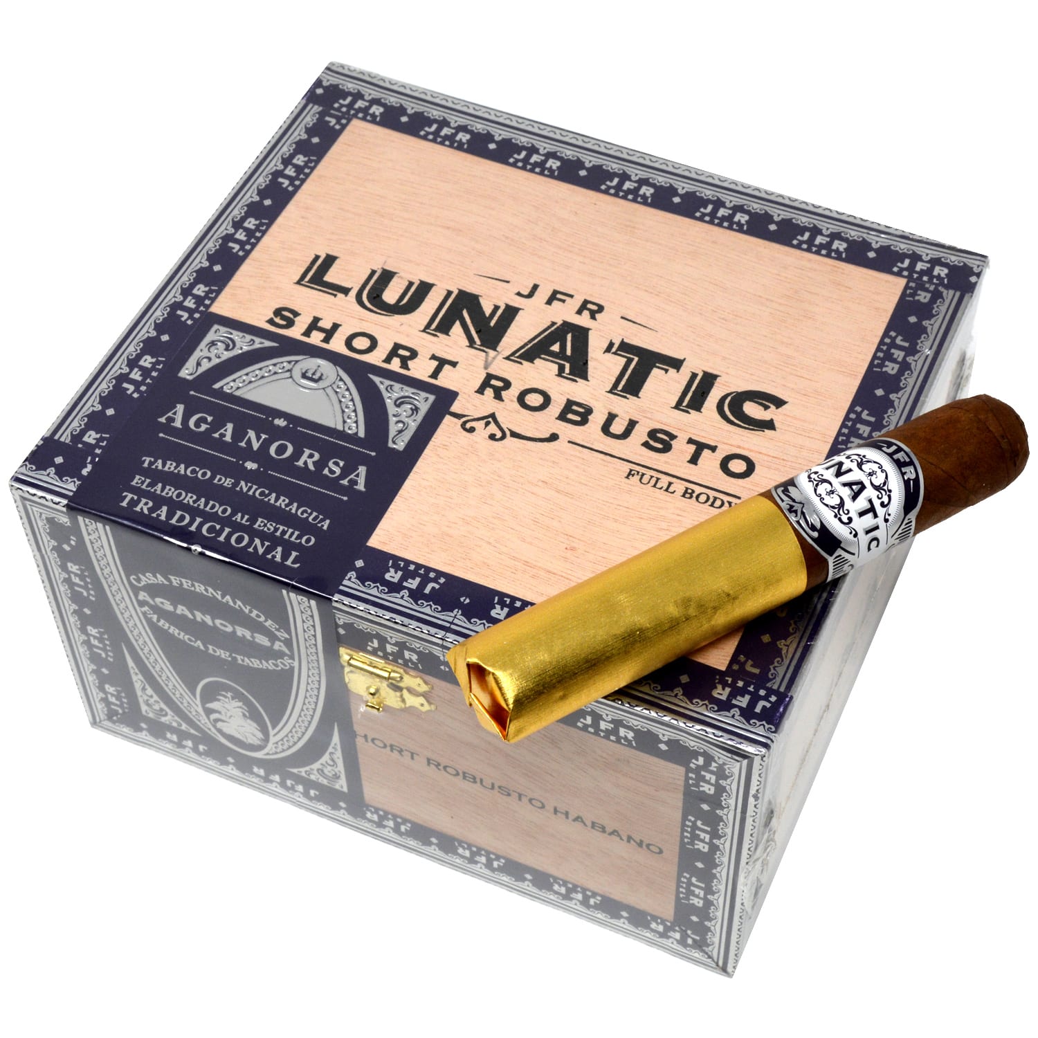 JFR Lunatic Habano Short Robusto Box of 28 Cigars - Leyenda Cubana