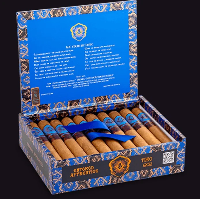 Premium Hiram & Solomon Entered Apprentice Toro Cigar