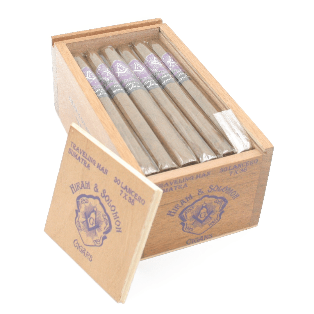 Hiram & Solomon - The Traveling Man - Lancero - Box of 30 Cigars ...