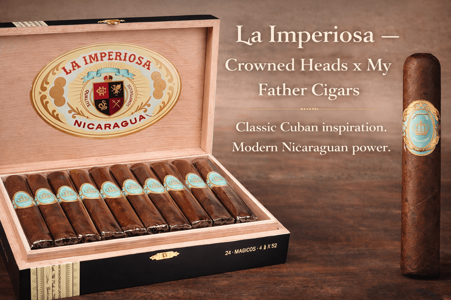 La Imperiosa Cigars by Crowned Heads | My Father Collaboration - Cuenca ...