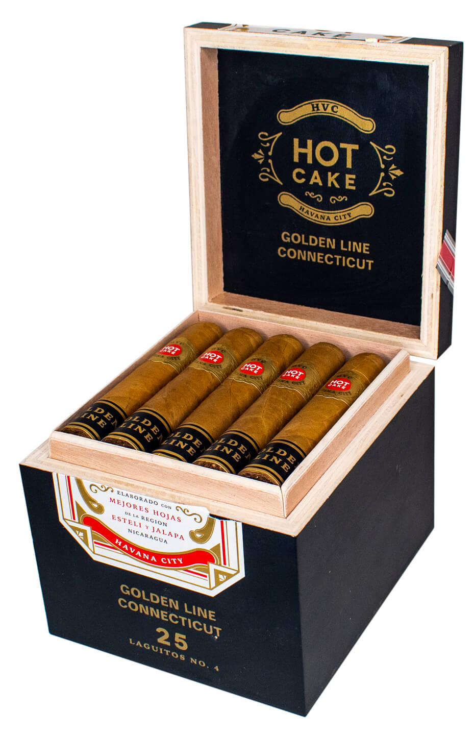 Buy HVC Hot Cake Golden Line Connecticut Laguito No. 4 Online at Small ...