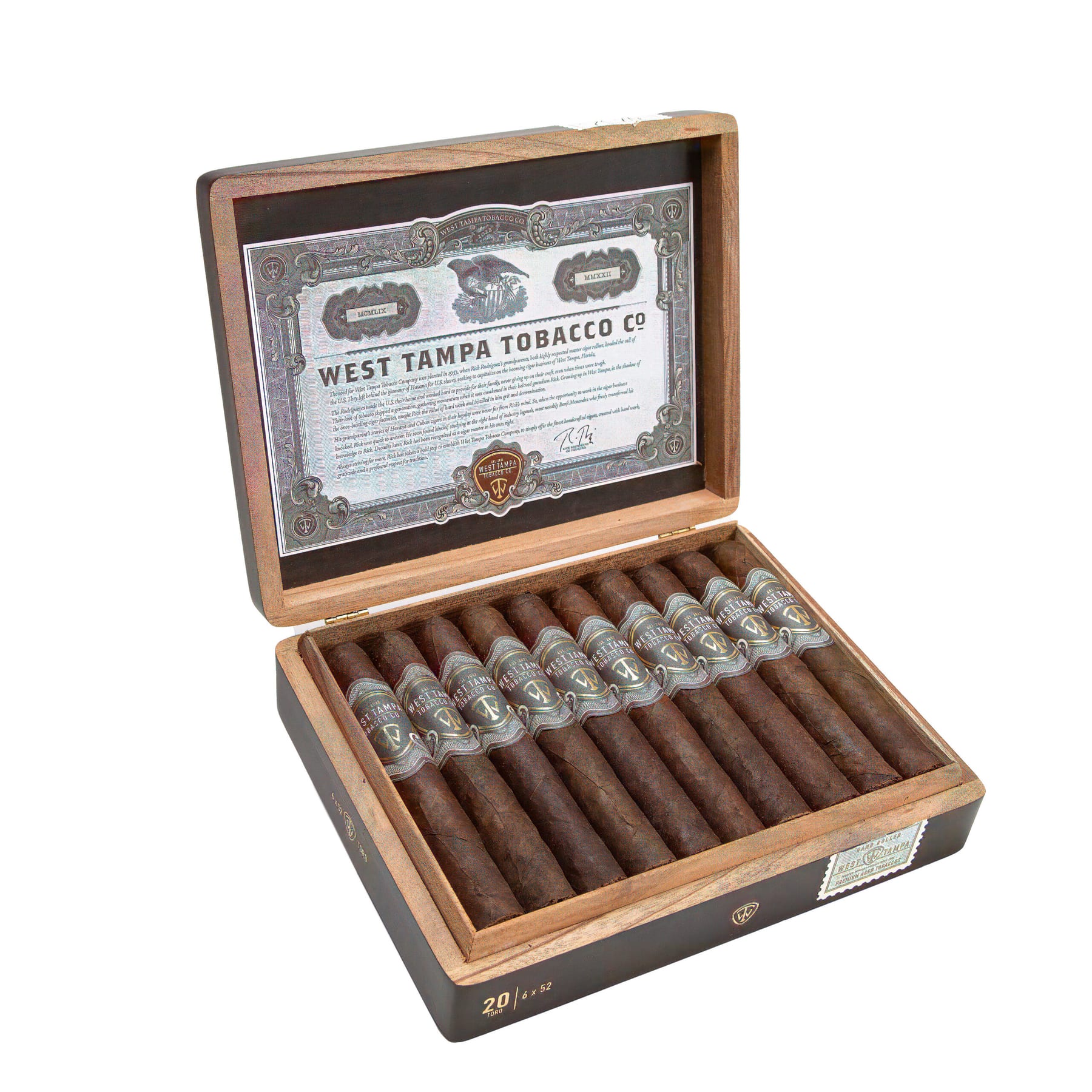 West Tampa Black Toro 6 x 52 - Sterling Cigars Online