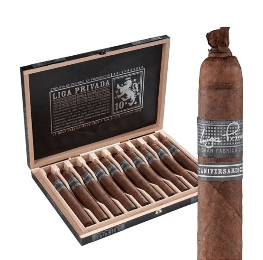 Drew Estate Liga Privada 10 Aniversario Robusto Cigar Box