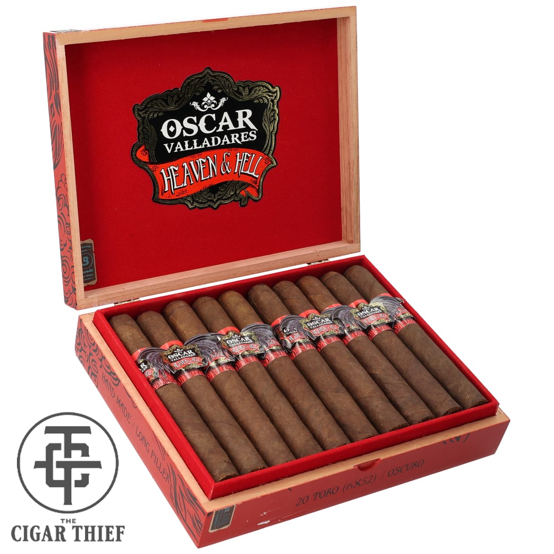 Oscar Valladares Heaven & Hell Oscuro (Red) Toro Box - Cigar Thief ...