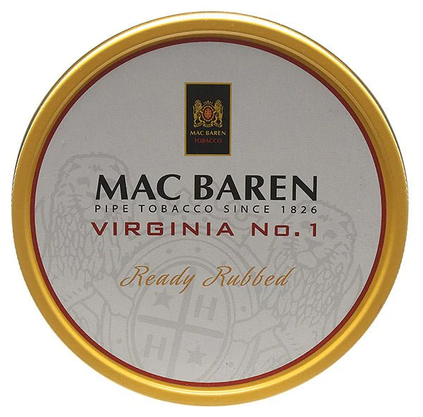 Mac Baren - Virginia No. 1 Ready Rubbed tin of 100 Gram - Tobacco ...