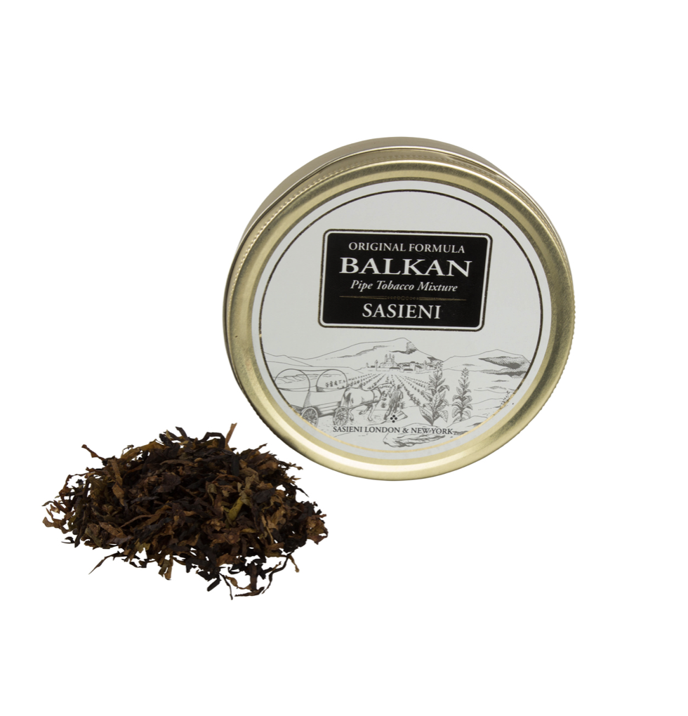 Balkan Sasieni Pipe Tobacco Mixture Tin 50g - Boswell Pipes