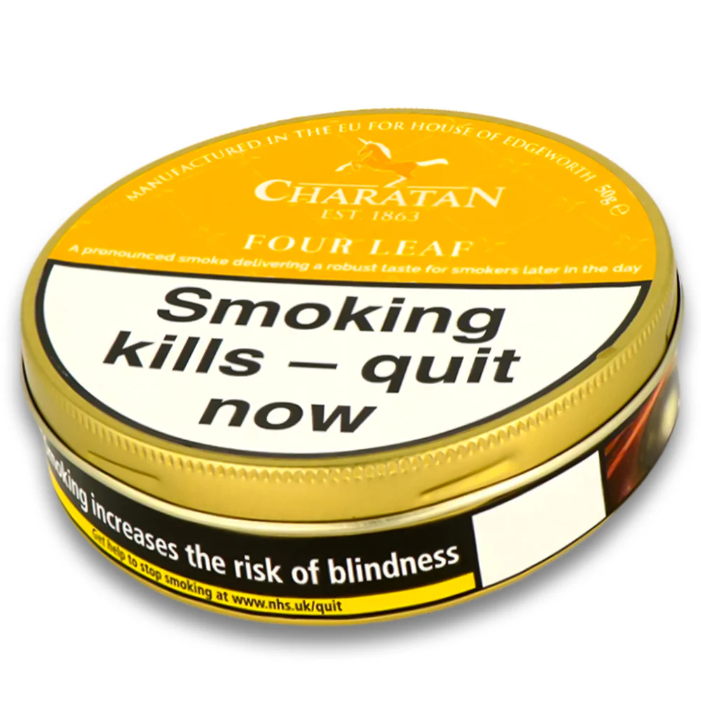 Charatan Four Leaf Pipe Tobacco 50g Tins| Buy Online | Bull Brand