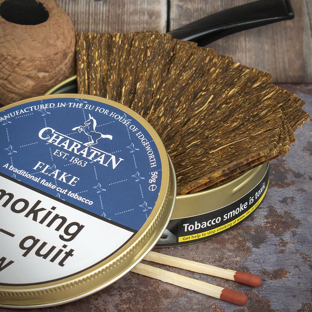10g Sample - Charatan Flake - Pipe Tobacco Smoke-King