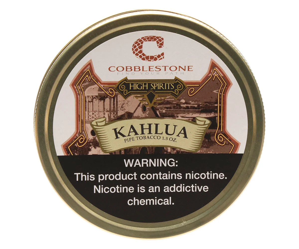 Cobblestone High Spirits Kahlua 1.5oz Pipe Tobacc - Dreaming Pipes
