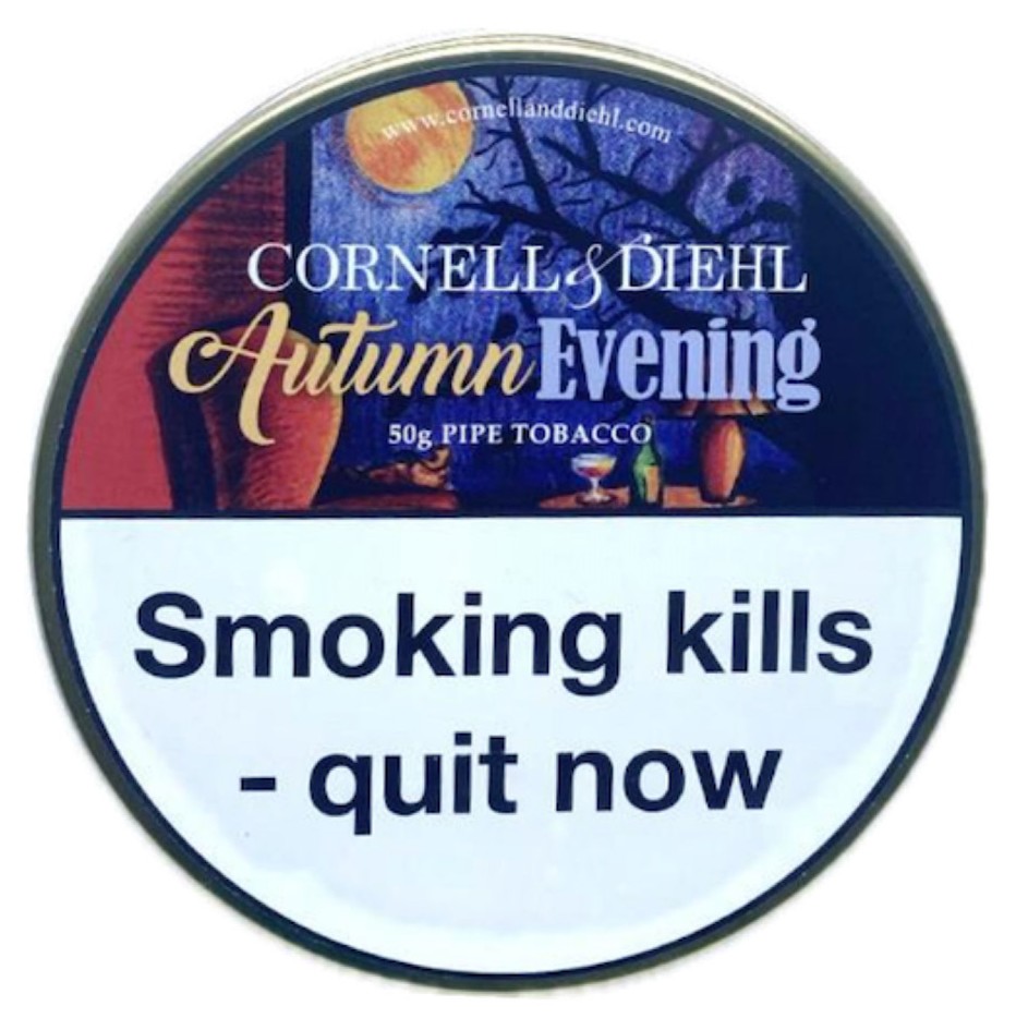 Cornell & Diehl-Autumn Evening Pipe Tobacco 50g Tin | James Barber ...