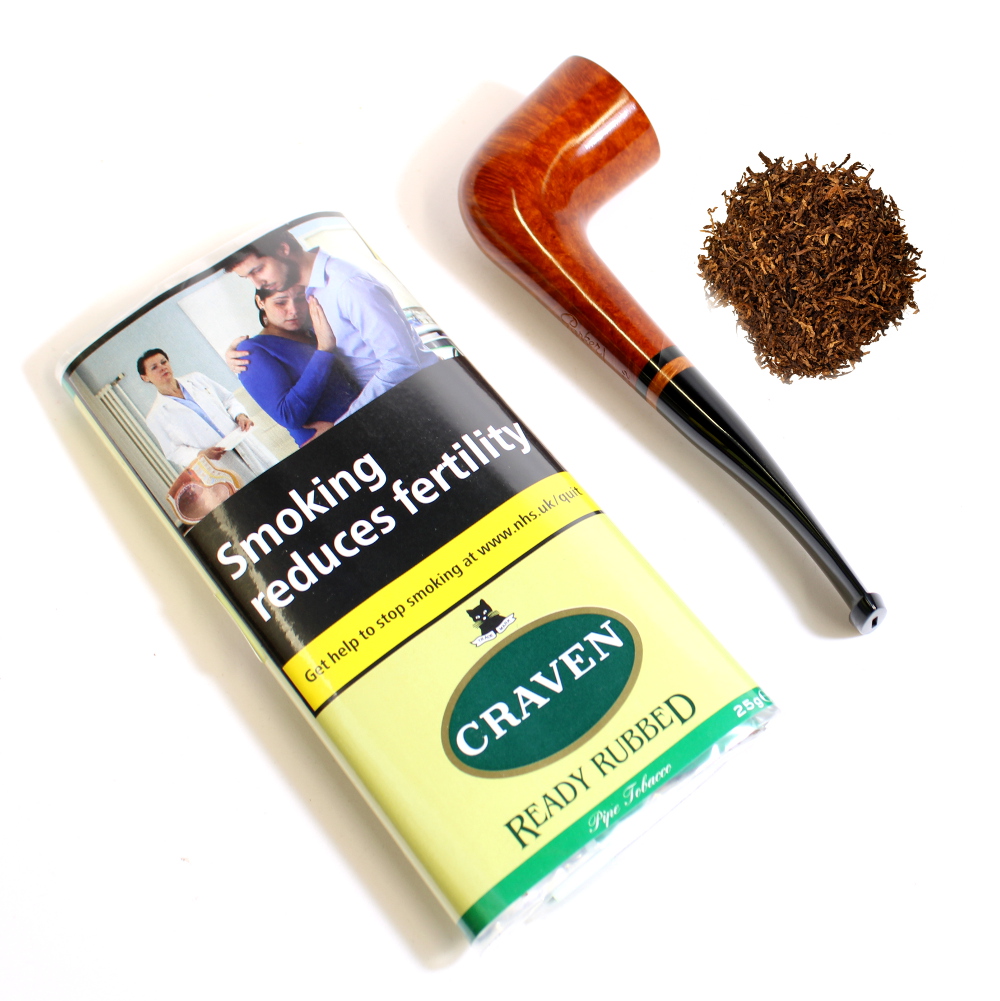 Craven Ready Rubbed Pipe Tobacco 25g Pouches