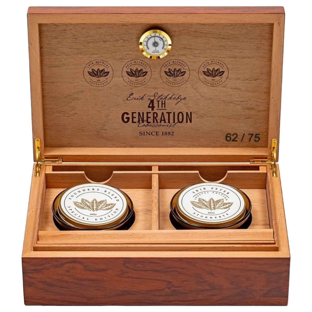 Tobacco Humidor Rosewood - Erik Stokkebye 4th Generation