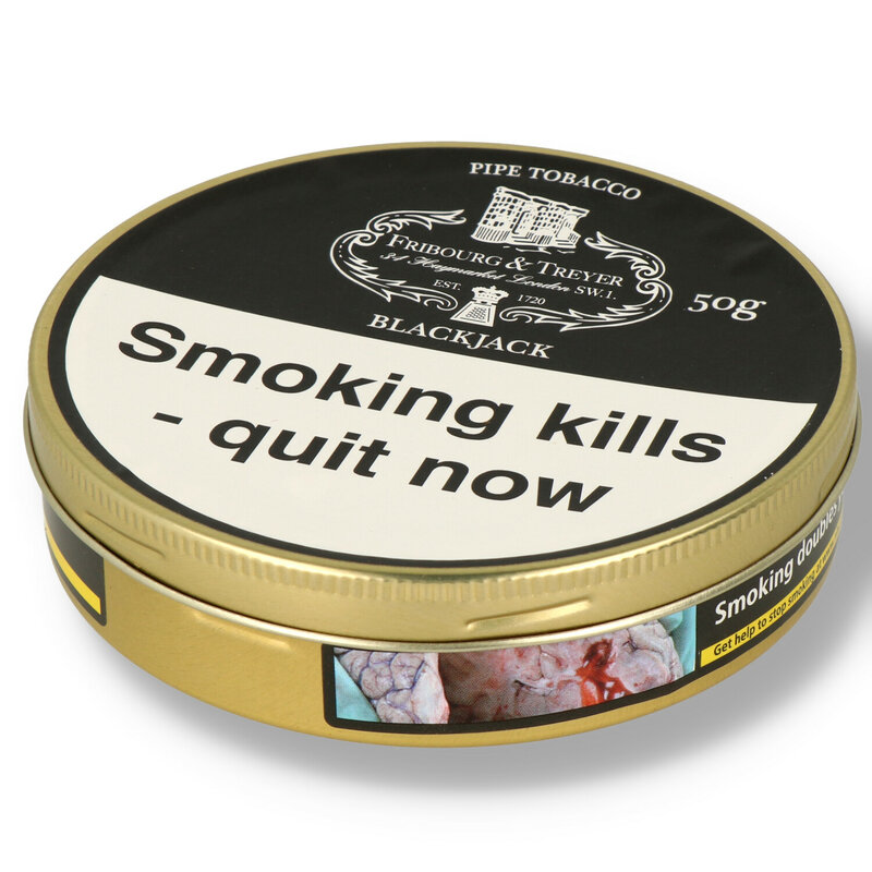 Fribourg and Treyer Blackjack Pipe Tobacco (50g Tins) | Black Swan Shoppe